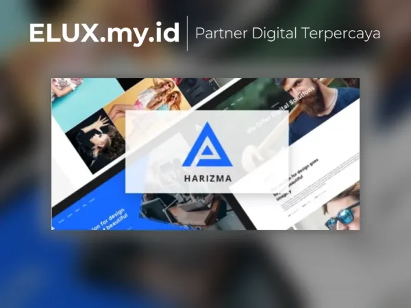Detail Produk Harizma Modern Creative Agency Wordpress Theme