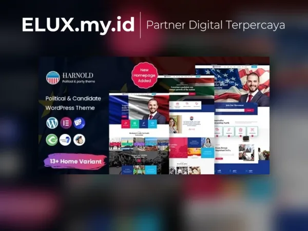 Lisensi Resmi Harnold Political Wordpress Theme