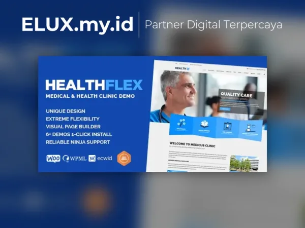 Detail Produk Healthflex Doctor Medical Clinic Health Wordpress Theme