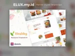 Healthy Restaurant Elementor Lifetime Template Kit Healthy Restaurant Elementor Template Kit