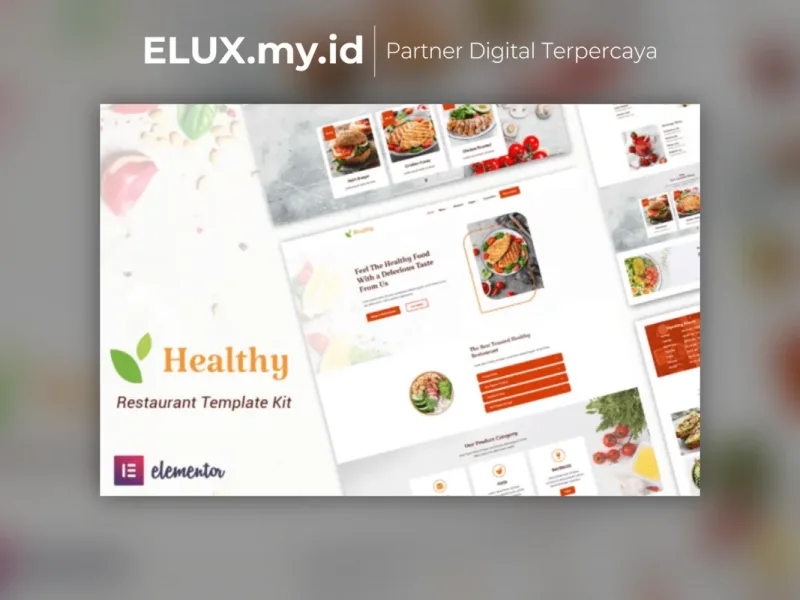Healthy Restaurant Elementor Template Kit Detail Produk Healthy Restaurant Elementor Template Kit Lifetime Unlimited
