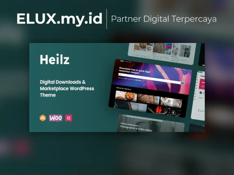 Jual Heilz Digital Downloads Marketplace Wordpress Theme
