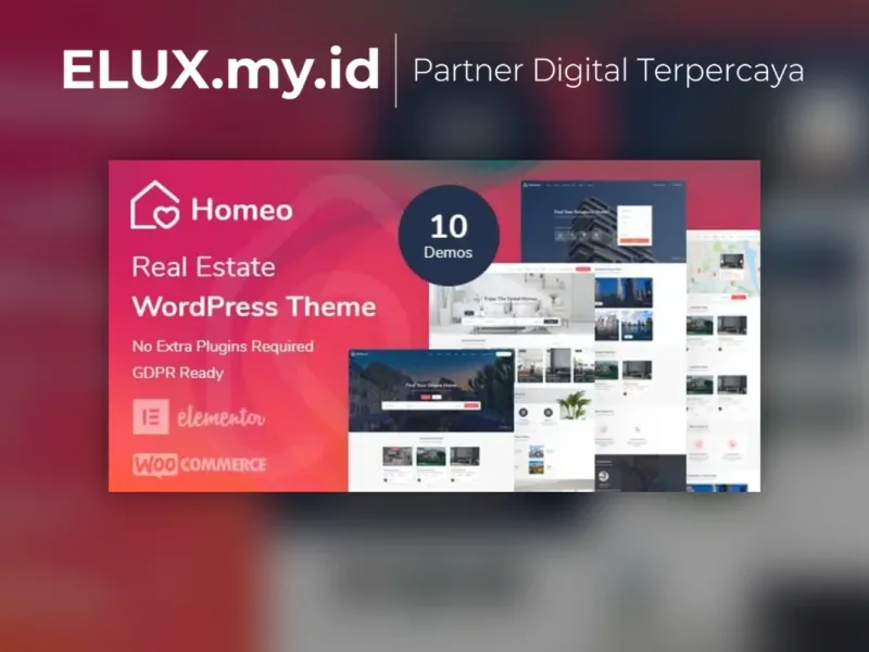 Homeo Real Estate Wordpress Theme Detail Produk Homeo Real Estate Wordpress Theme