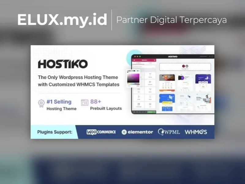 Jual Hostiko Wordpress Whmcs Hosting Theme