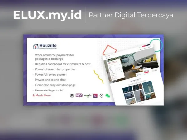 Tampilan Houzillo Bookings And Rental Wordpress Theme