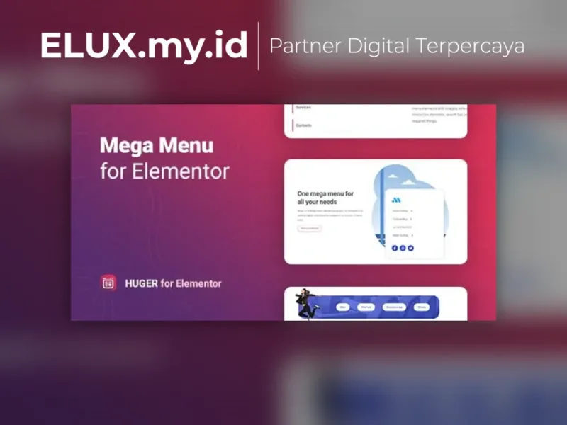 Detail Produk Huger Mega Menu For Elementor Wordpress Plugin