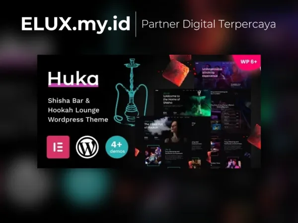 Tampilan Huka Shisha Bar Hookah Lounge Wordpress Theme