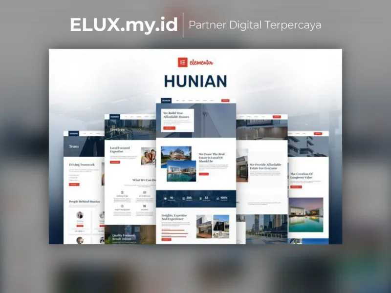 Hunian Real Estate Elementor Template Kit Jual Hunian Real Estate Elementor Template Kit Lifetime Unlimited Domain