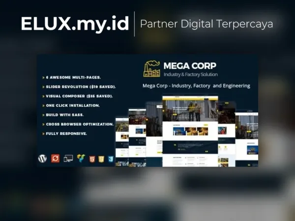 Jual Industrial Industry Factory And Energineering Wordpress Theme