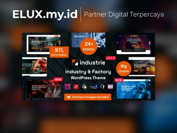 Foto Asli Industrie Factory Industry Wordpress Theme