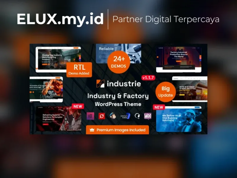 Industrie Factory Industry Wordpress Theme Foto Asli Industrie Factory Industry Wordpress Theme