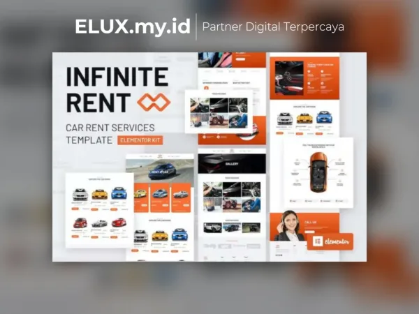 Detail Produk Infiniterent Car Rental Elementor Template Kit Lifetime Unlimited