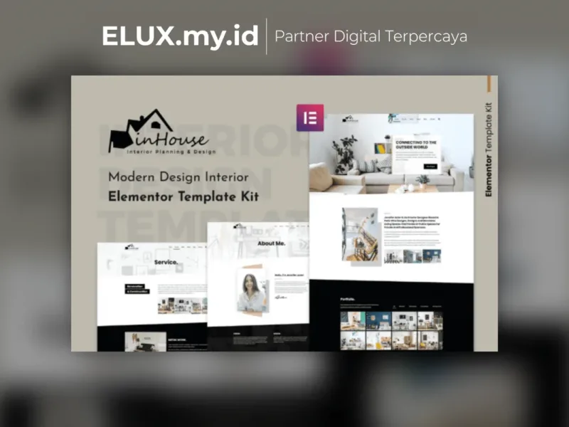 Inhouse Modern Design Interior Elementor Template Tampilan Inhouse Modern Design Interior Elementor Template Kit Lifetime