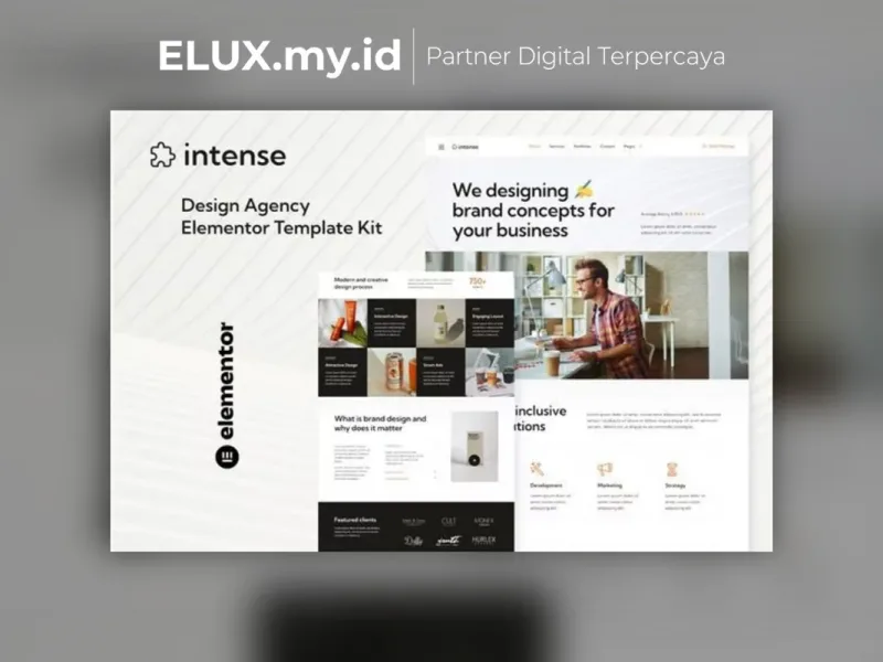 Intense Creative Digital Agency Services Foto Asli Intense Creative Digital Agency Services Elementor Template Kit