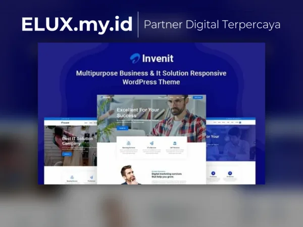 Tampilan Invenit Multipurpose Business And It Solution Responsive Wordpress