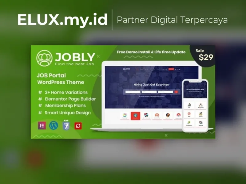 Jobly Career Builder Wordpress Theme Foto Asli Jobly Career Builder Wordpress Theme