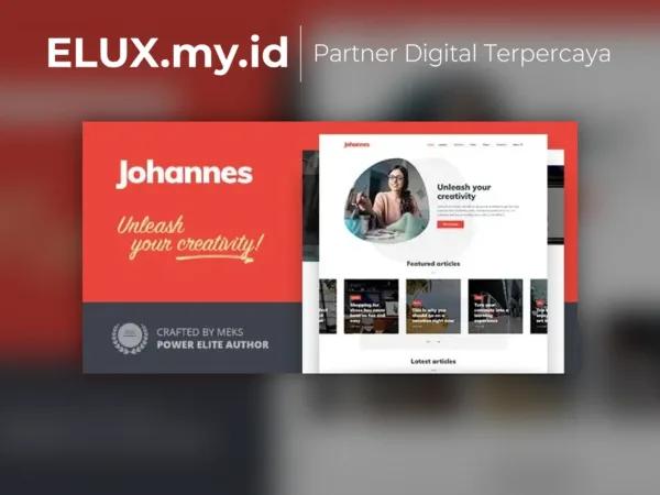 Foto Asli Johannes Personal Blog Wordpress Theme For Authors And Publishers