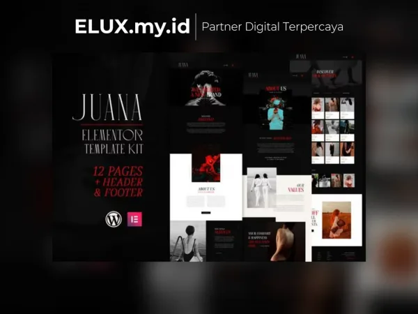 Detail Produk Juana Elementor Template Kit Woocommerce Compatible Elementor Kit