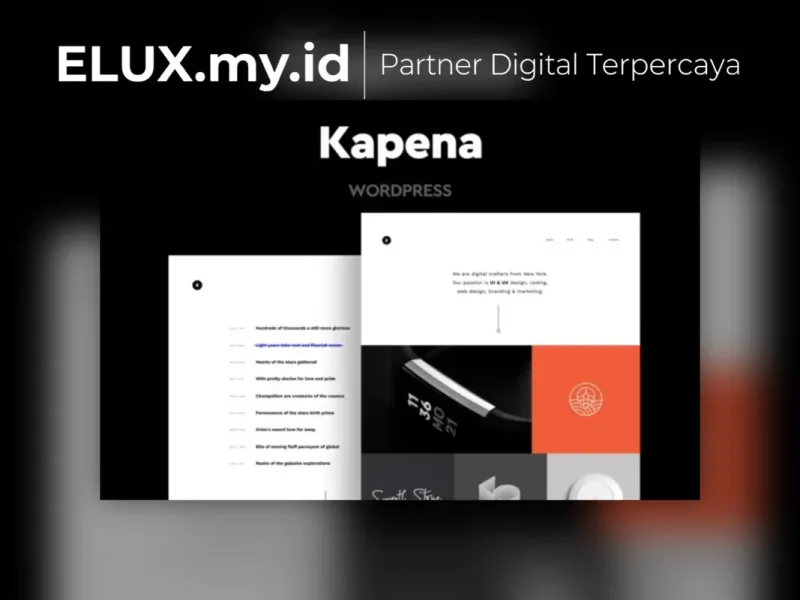 Kapena Minimal Portfolio Wordpress Theme Tampilan Kapena Minimal Portfolio Wordpress Theme