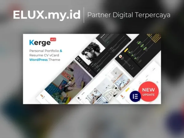 Jual Kerge Resume Wordpress Theme