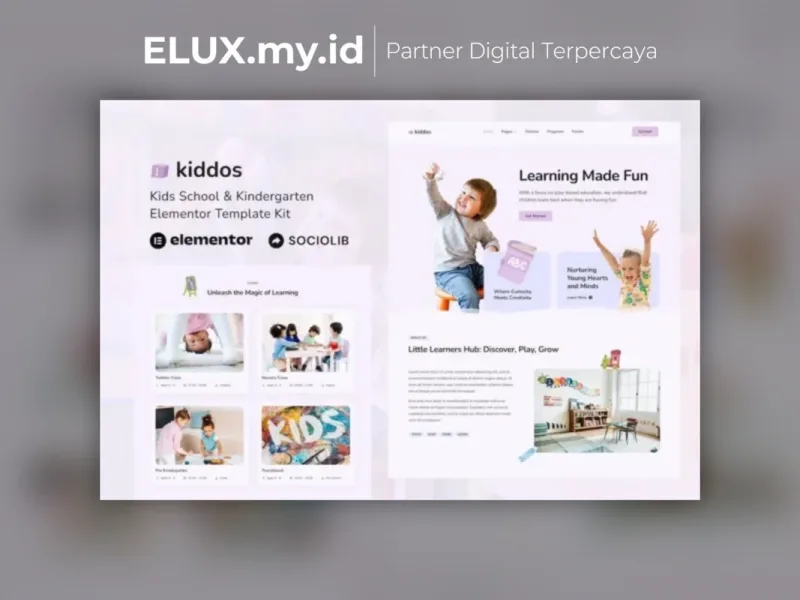 Kiddos School Kindergarten Elementor Template Kit Foto Asli Kiddos School Kindergarten Elementor Template Kit Lifetime Unlimited