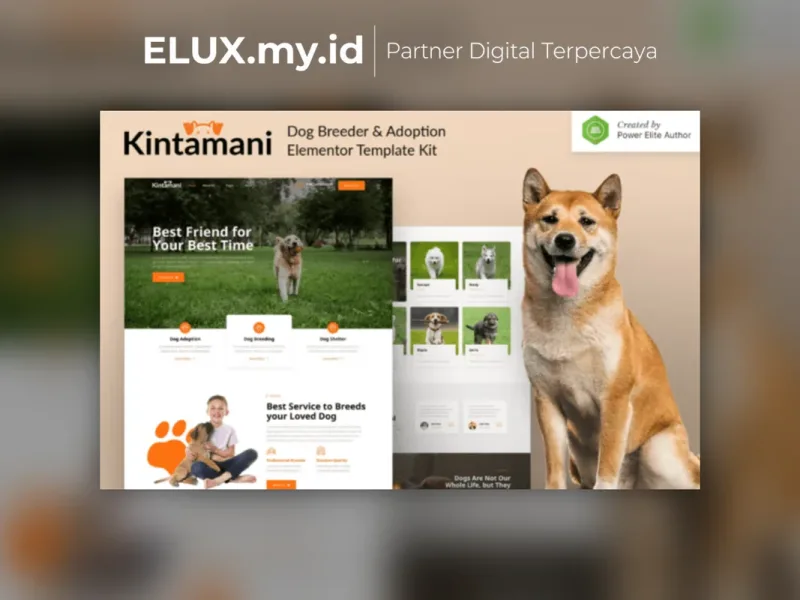 Kintamani Dog Breeder Adoption Elementor Template Jual Kintamani Dog Breeder Adoption Elementor Template Kit Lifetime Unlimited