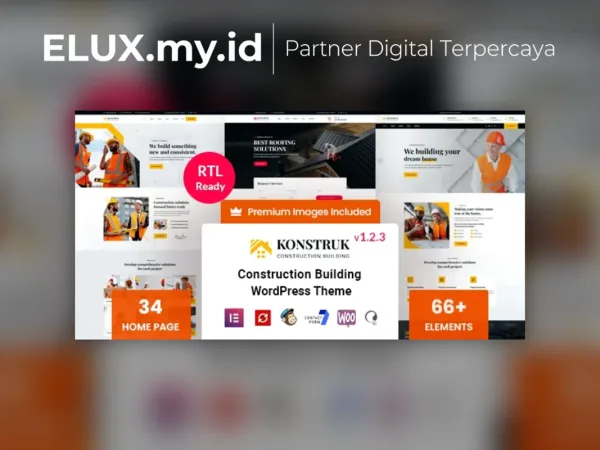 Jual Konstruk Construction Wordpress Theme