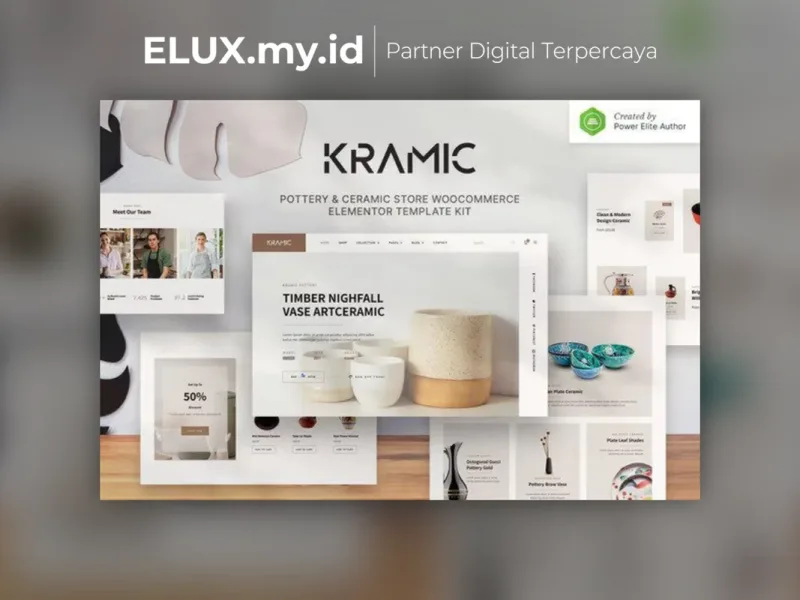 Kramic Pottery Ceramic Store Woocommerce Tampilan Kramic Pottery Ceramic Store Woocommerce Elementor Template Kit
