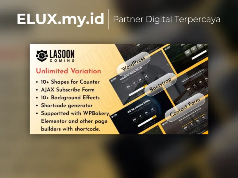 Lasoon Coming Soon Maintenance Mode Wordpress Lisensi Resmi Lasoon Coming Soon Maintenance Mode Wordpress Plugin