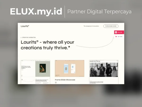 Detail Produk Laurits Portfolio And Agency Wordpress Theme