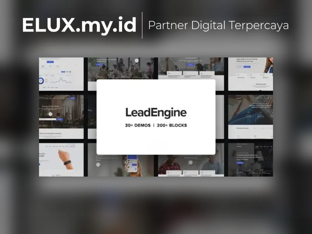 Marketplace Theme, Plugin & Template WordPress Premium Lisensi Resmi Leadengine Multi Purpose WordPress Theme With Page Builder