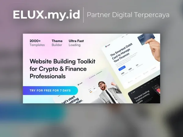 Detail Produk Level Financial Technology Crypto Wordpress Theme