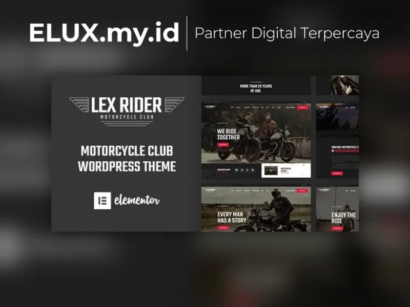 Lexrider Motorcycle Club Wordpress Theme Detail Produk Lexrider Motorcycle Club Wordpress Theme