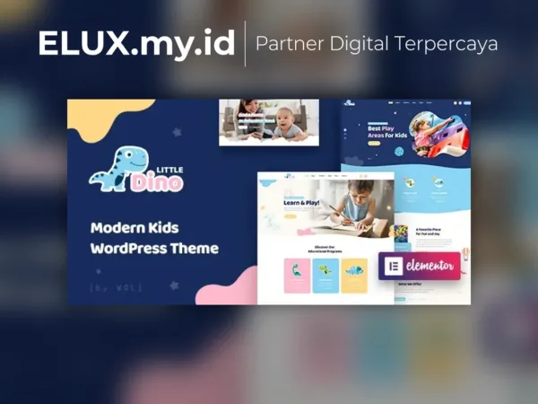 Jual Littledino Modern Kids Wordpress Theme