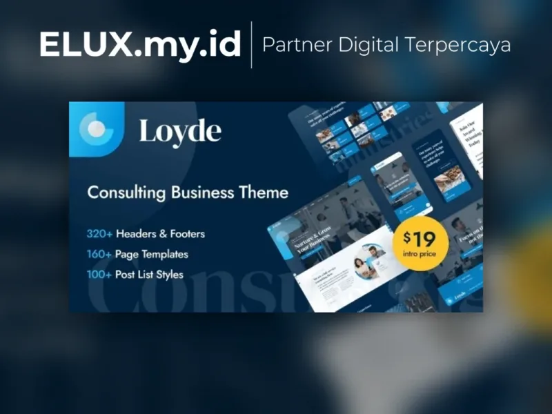 Loyde Consulting Business Wordpress Theme Tampilan Loyde Consulting Business Wordpress Theme