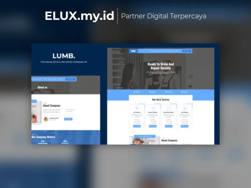 Lumb Plumbing Service Elementor Template Kit Tampilan Lumb Plumbing Service Elementor Template Kit Lifetime Unlimited Domain