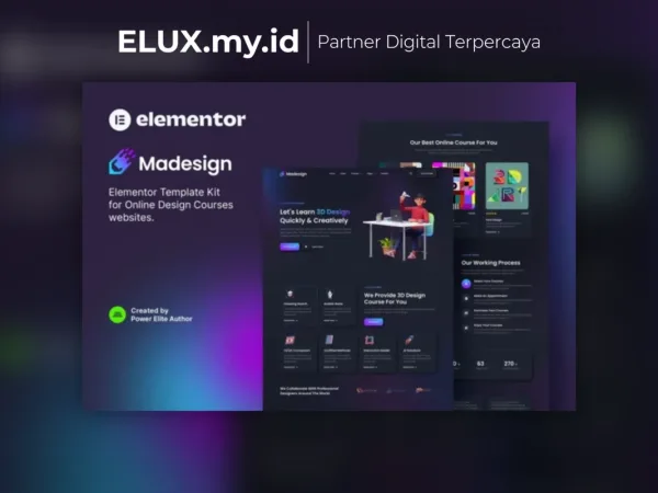 Foto Asli Madesign Online Design Courses Elementor Template Kit Lifetime