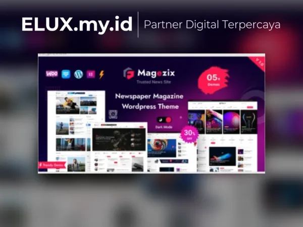 Foto Asli Magezix Newspaper Magazine Wordpress Theme