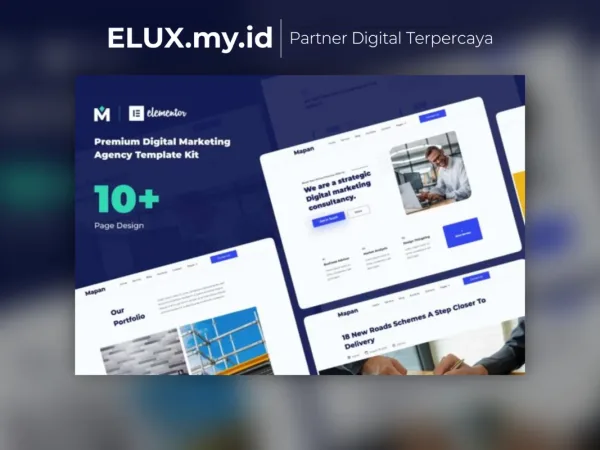 Tampilan Mapan Digital Marketing Template Kits Lifetime Unlimited Domain