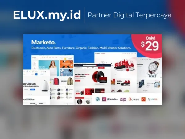 Lisensi Resmi Marketo Ecommerce Multivendor Marketplace Woocommerce Wordpress