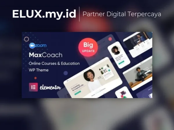 Detail Produk Maxcoach Online Courses Education Elementor Wp Theme