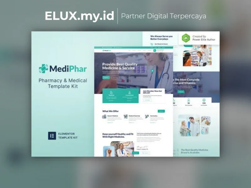 Mediphar Pharmacy Medical Elementor Template Kit Detail Produk Mediphar Pharmacy Medical Elementor Template Kit Lifetime