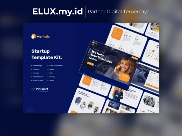 Jual Merintis Saas Startup Elementor Template Kit Lifetime Unlimited Domain