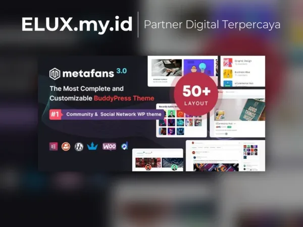 Foto Asli Metafans Community Social Network Buddypress Wordpress Theme