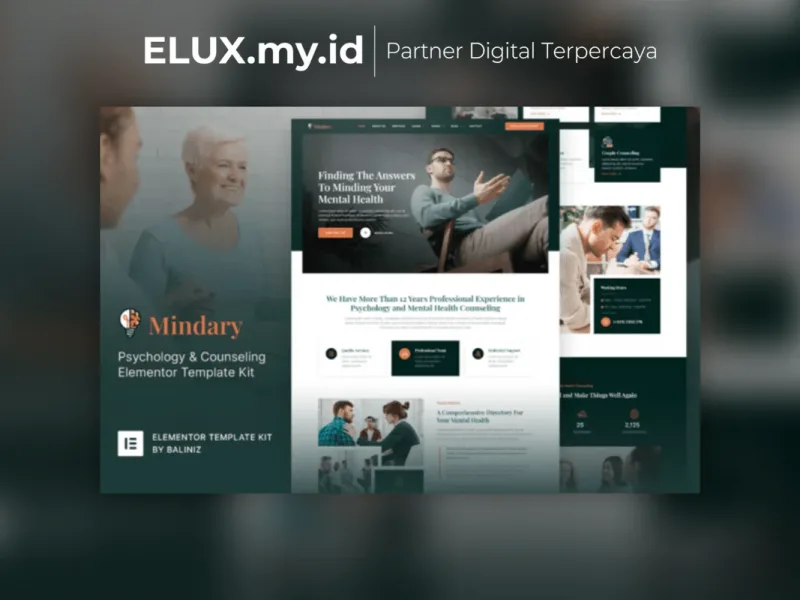 Mindary Psychology Counseling Elementor Template Tampilan Mindary Psychology Counseling Elementor Template Kit Lifetime