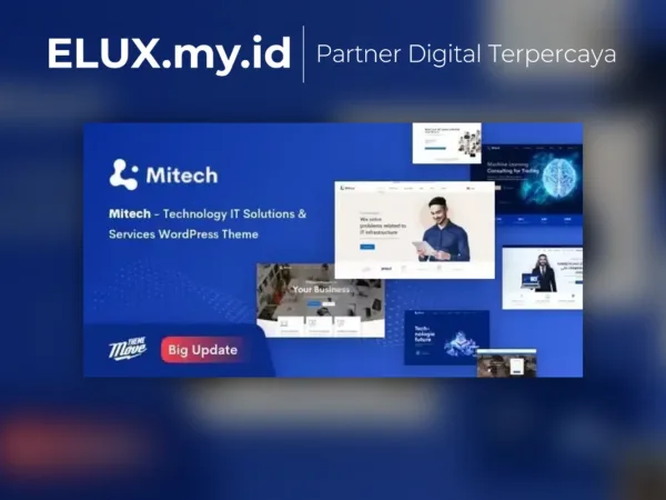 Jual Mitech Technology It Solutions Services Wordpress Theme