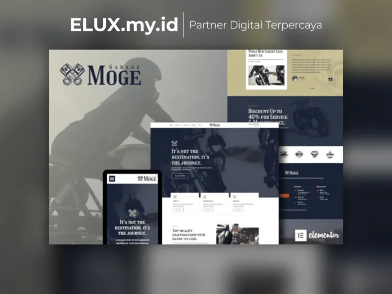 Moge Motorcycle Repair Service Elementor Template Detail Produk Moge Motorcycle Repair Service Elementor Template Kit Lifetime