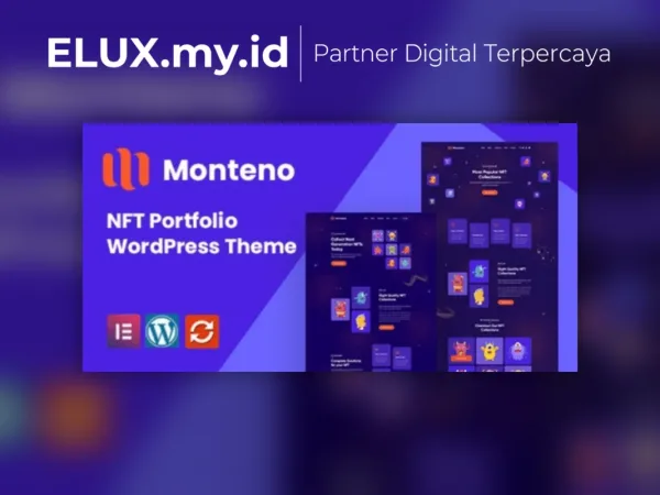 Lisensi Resmi Monteno Nft Portfolio Wordpress Theme
