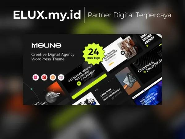 Detail Produk Mouno Creative Digital Agency Wordpress Theme