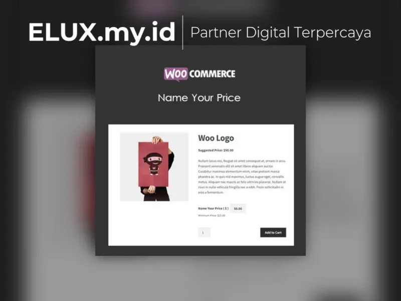 Lisensi Resmi Name Your Price For Woocommerce Wordpress Plugin